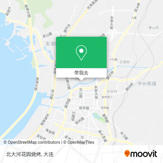 北大河花园烧烤地图