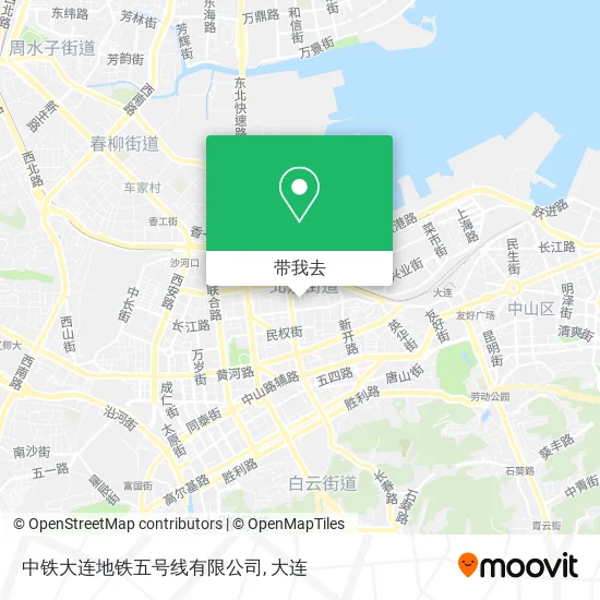 中铁大连地铁五号线有限公司地图