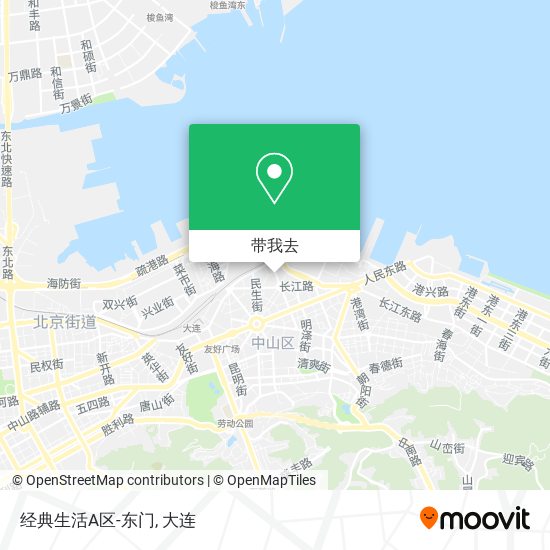 经典生活A区-东门地图