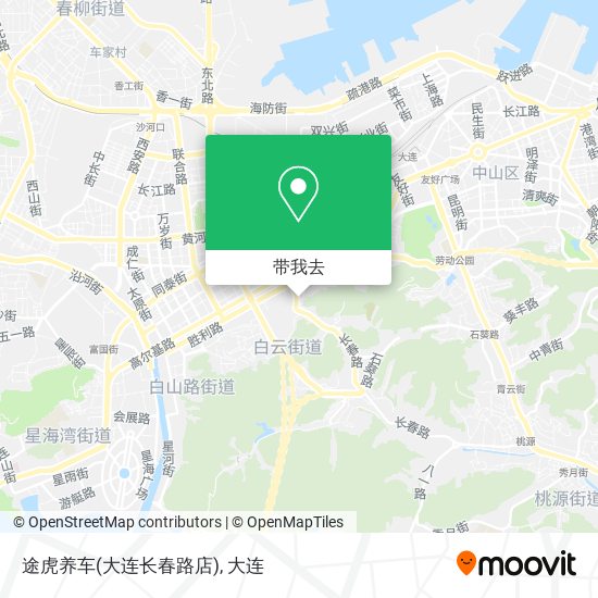 途虎养车(大连长春路店)地图