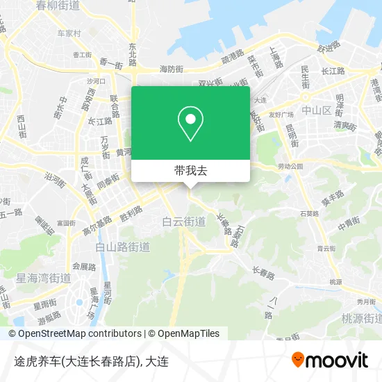 途虎养车(大连长春路店)地图