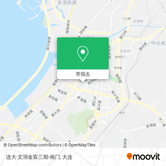 连大·文润金宸三期-南门地图