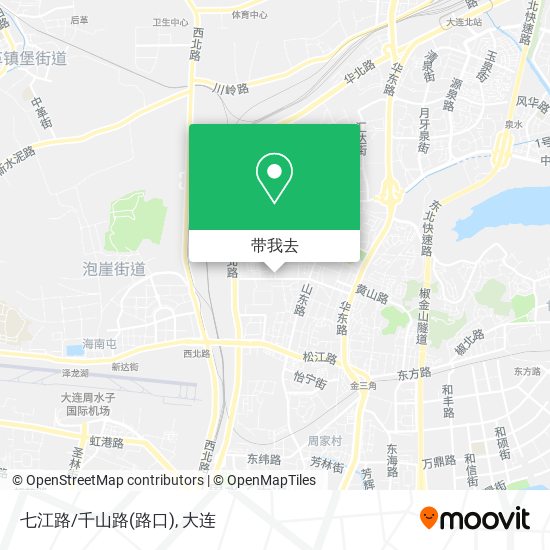 七江路/千山路(路口)地图