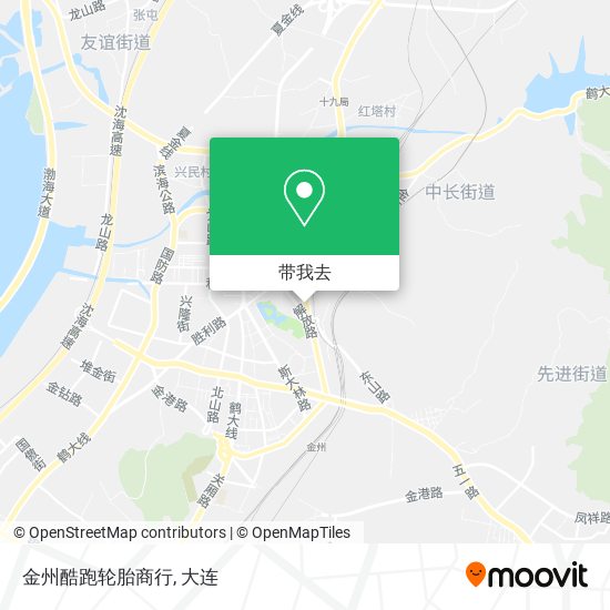 金州酷跑轮胎商行地图