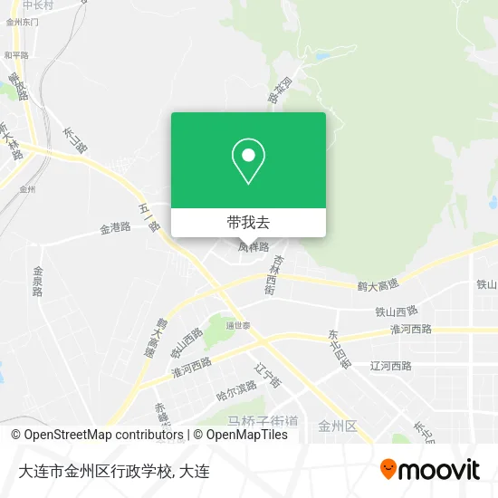 大连市金州区行政学校地图