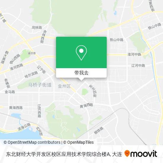 东北财经大学开发区校区应用技术学院综合楼A地图