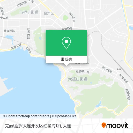 克丽缇娜(大连开发区红星海店)地图
