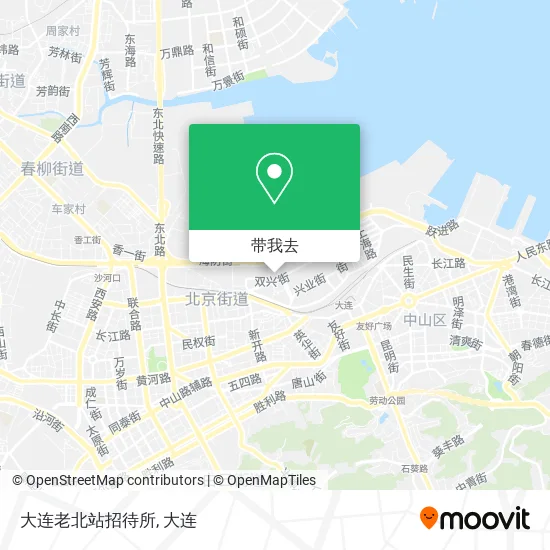 大连老北站招待所地图