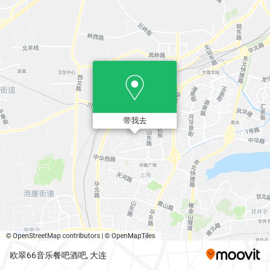 欧翠66音乐餐吧酒吧地图