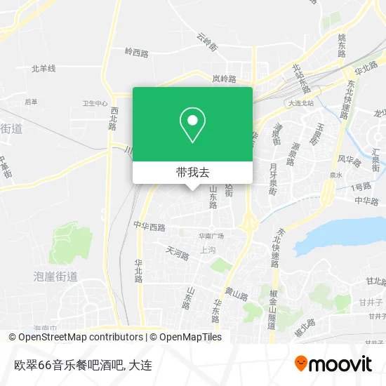 欧翠66音乐餐吧酒吧地图