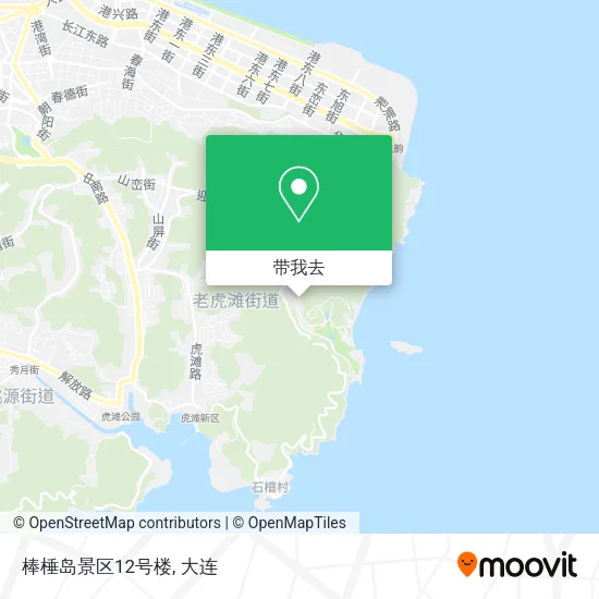 棒棰岛景区12号楼地图