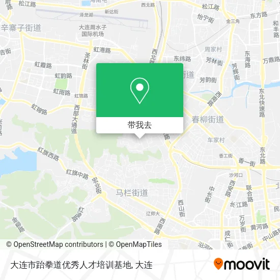 大连市跆拳道优秀人才培训基地地图