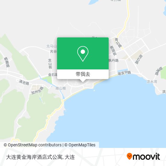 大连黄金海岸酒店式公寓地图