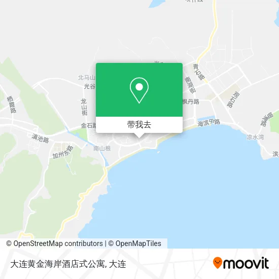 大连黄金海岸酒店式公寓地图