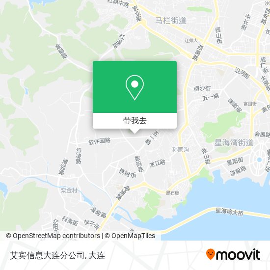 艾宾信息大连分公司地图