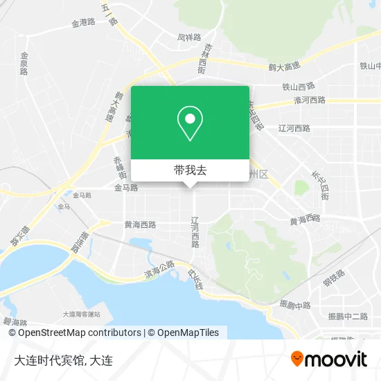 大连时代宾馆地图