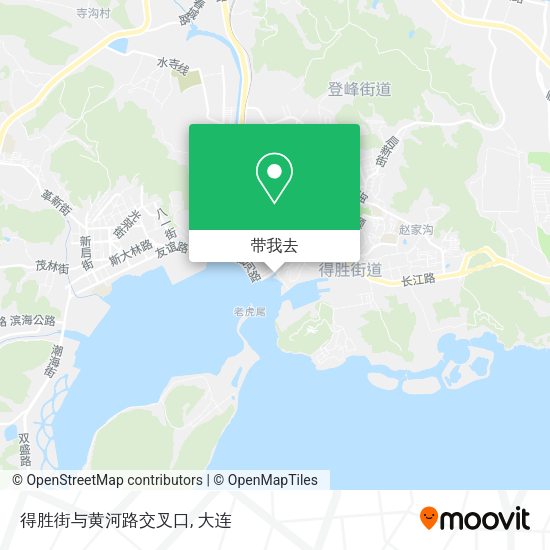 得胜街与黄河路交叉口地图