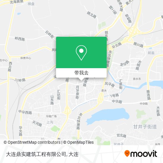 大连鼎实建筑工程有限公司地图