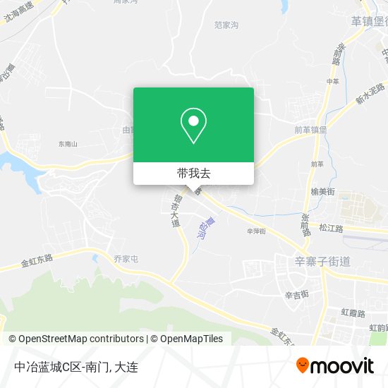 中冶蓝城C区-南门地图