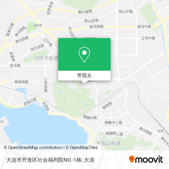 大连市开发区社会福利院NO.-1栋地图