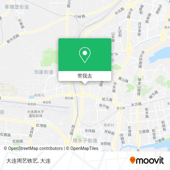 大连周艺铁艺地图