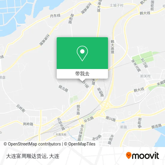 大连富周顺达货运地图
