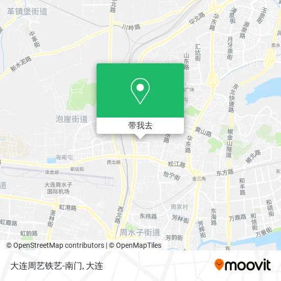 大连周艺铁艺-南门地图