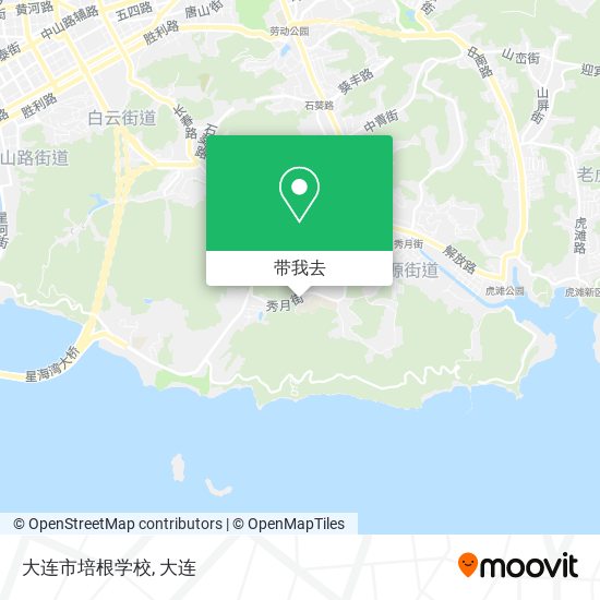 大连市培根学校地图