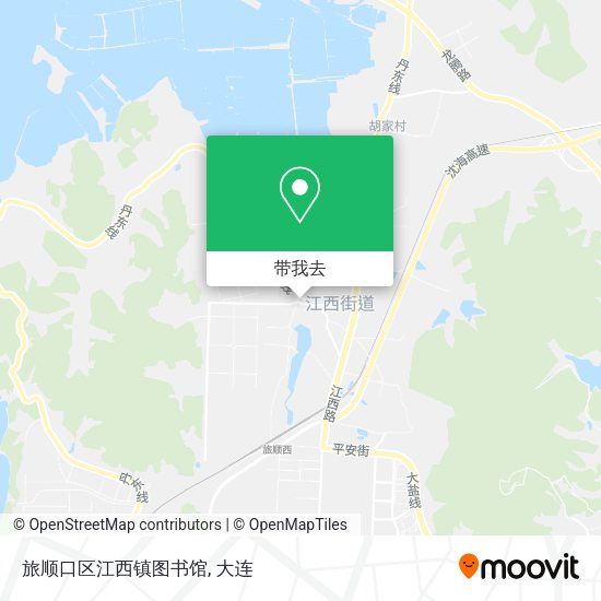 旅顺口区江西镇图书馆地图