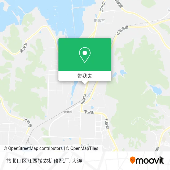 旅顺口区江西镇农机修配厂地图
