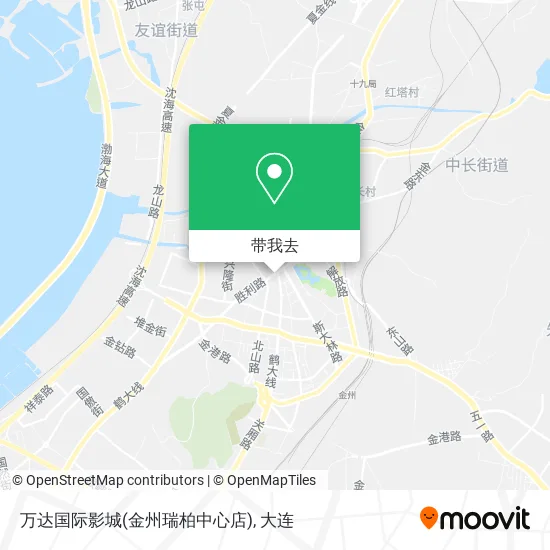 万达国际影城(金州瑞柏中心店)地图