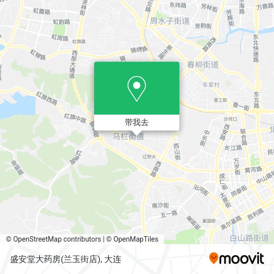 盛安堂大药房(兰玉街店)地图