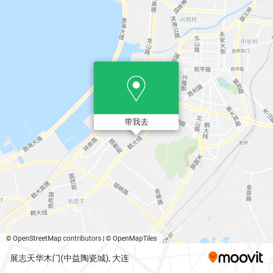 展志天华木门(中益陶瓷城)地图