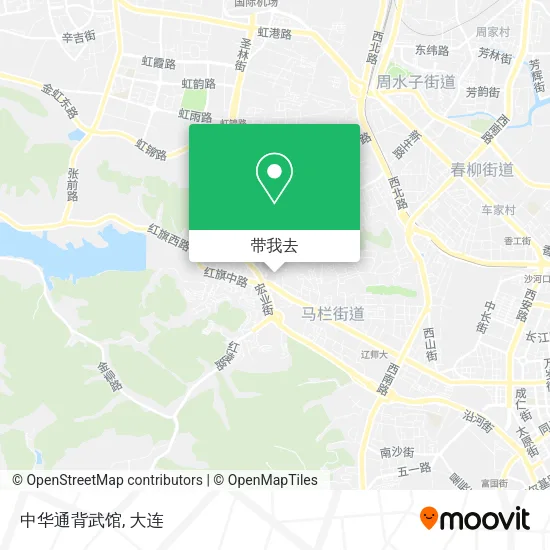 中华通背武馆地图
