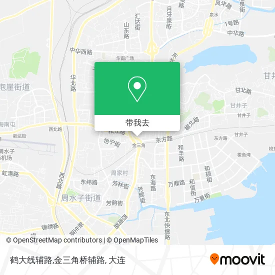 鹤大线辅路,金三角桥辅路地图
