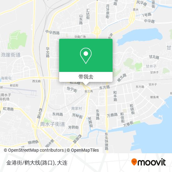 金港街/鹤大线(路口)地图