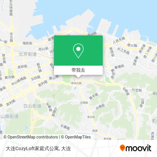 大连CozyLoft家庭式公寓地图