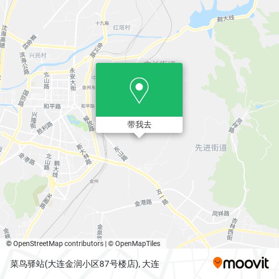 菜鸟驿站(大连金润小区87号楼店)地图