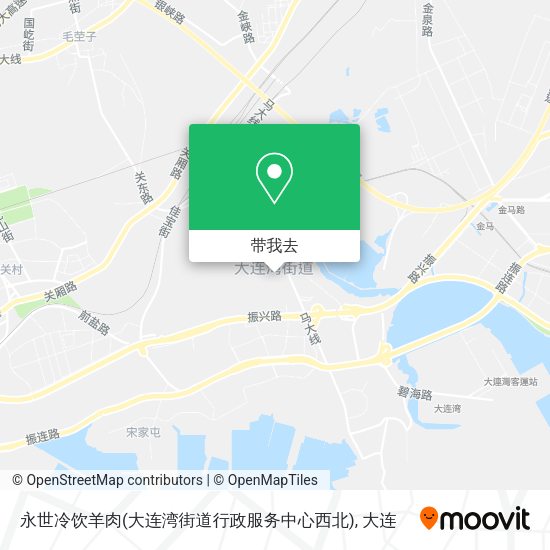 永世冷饮羊肉(大连湾街道行政服务中心西北)地图