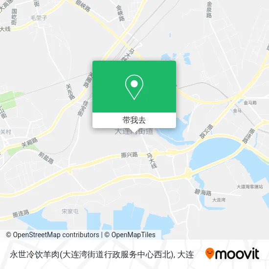 永世冷饮羊肉(大连湾街道行政服务中心西北)地图