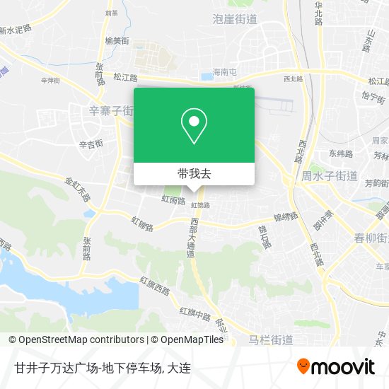 甘井子万达广场-地下停车场地图