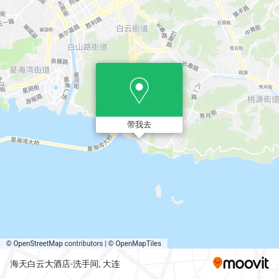 海天白云大酒店-洗手间地图