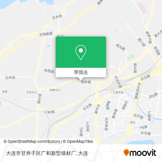 大连市甘井子区广和新型墙材厂地图