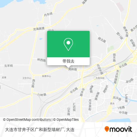 大连市甘井子区广和新型墙材厂地图