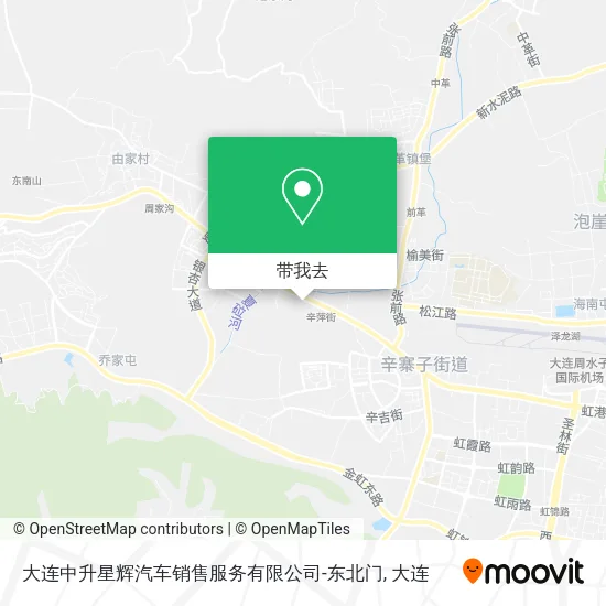 大连中升星辉汽车销售服务有限公司-东北门地图