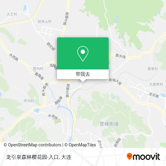 龙引泉森林樱花园-入口地图