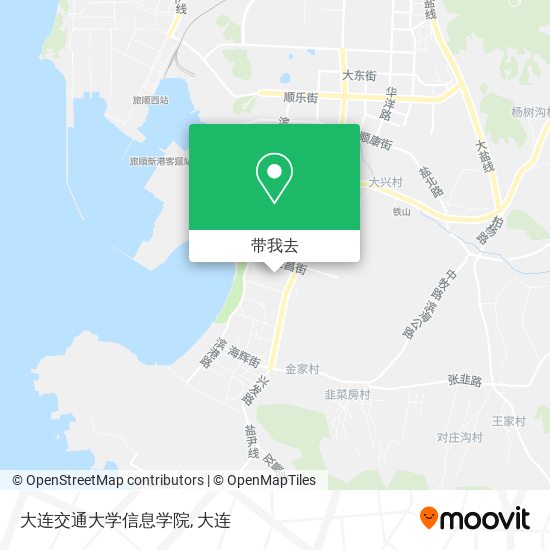 大连交通大学信息学院地图