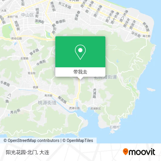 阳光花园-北门地图