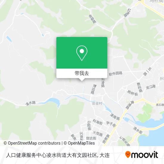 人口健康服务中心凌水街道大有文园社区地图
