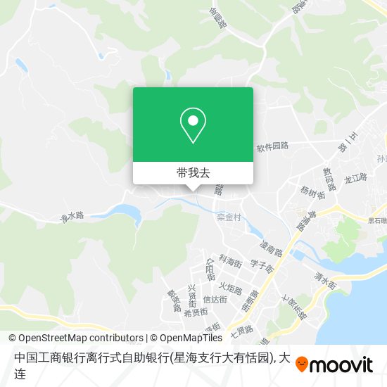 中国工商银行离行式自助银行(星海支行大有恬园)地图